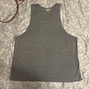 White Crow Gray Tank Top